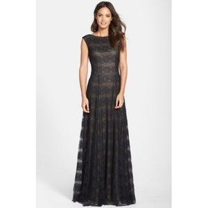 Vera Wang Lace Overlay Gown